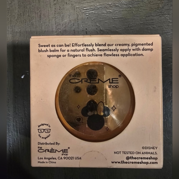 The Crème Shop NIB Disney Limited Edition Cream Blush Balm Strawberry Churro - Picture 3 of 3